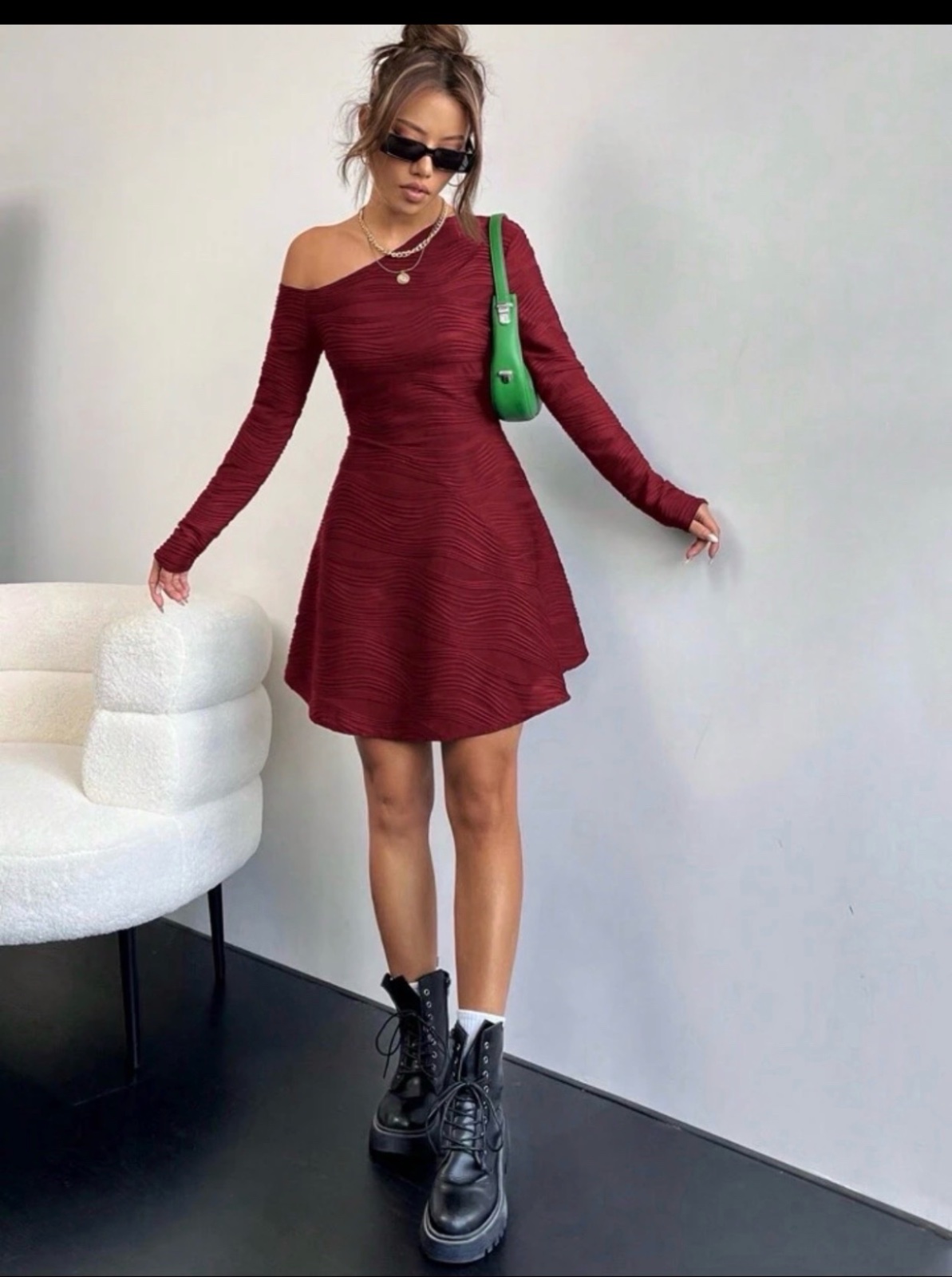 Outfit complet robe et boots