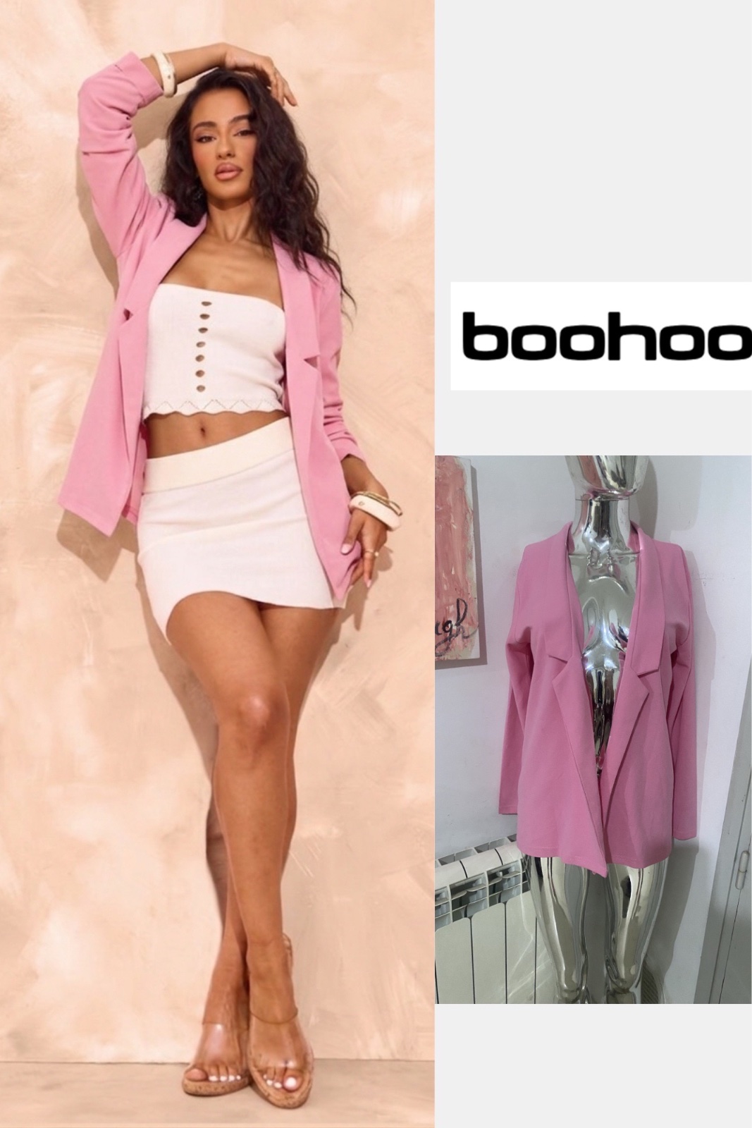 Blazer rose bonbon est l'allié léger et stylé indispensable pour vos journées ensoleillées de printemps et d'été. 🌸✨