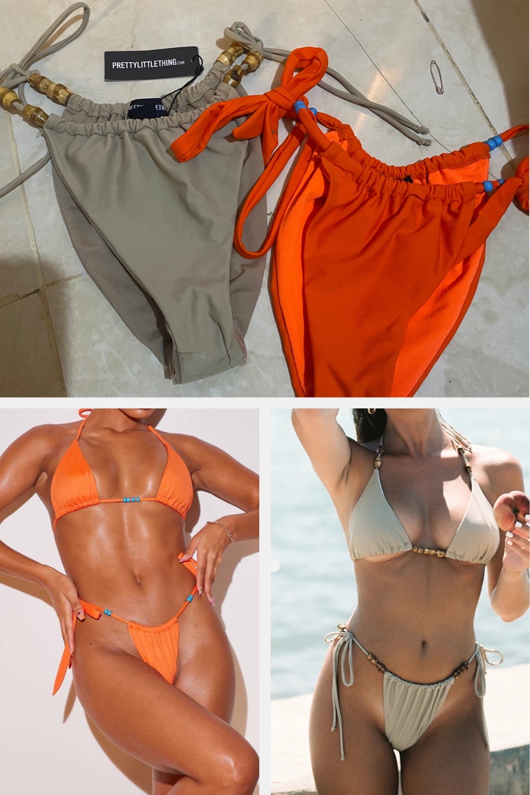 Lot 2 bas de bikini avec deux hauts offert De chez prettylittlething