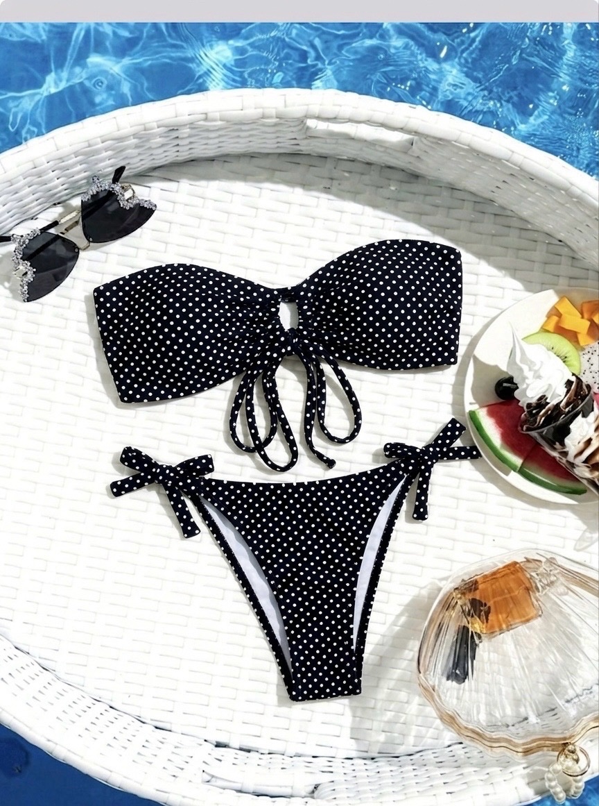 Bikini polka dots 👙⚫️⚪️la marque george