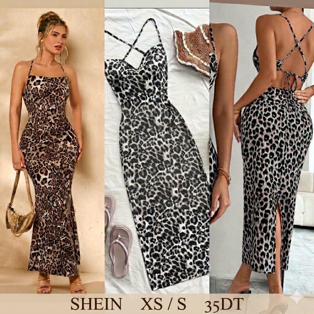 Robe moualnte dos croisé Shein👗❤️🔥