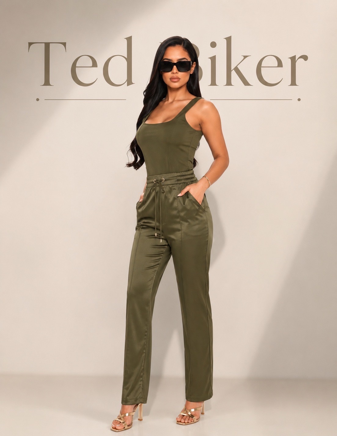 Sublime pantalon satiné de chez Ted Baker 💚💚