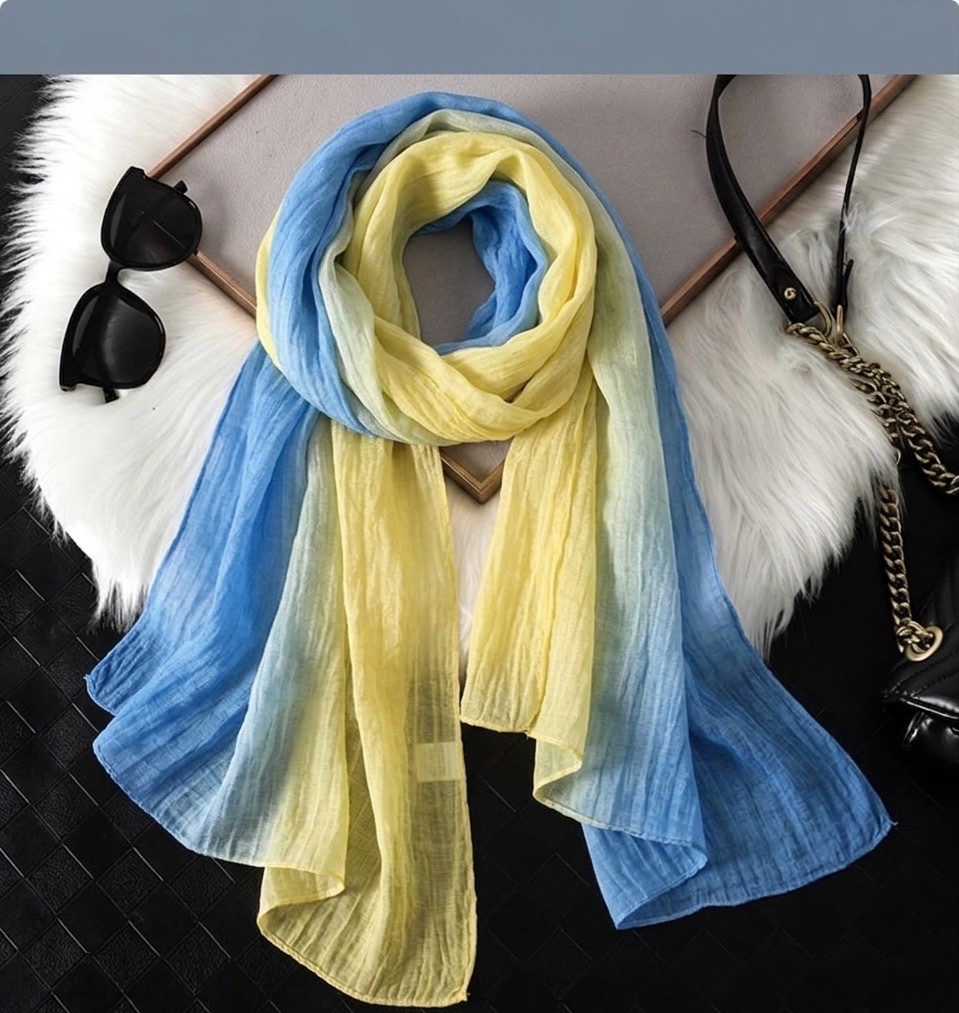 Scarf toe&die 40% silk 