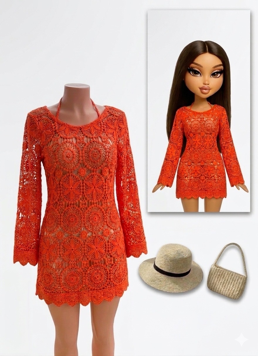 H&M Coachella dress/cover up crochet 🧶☀️👙