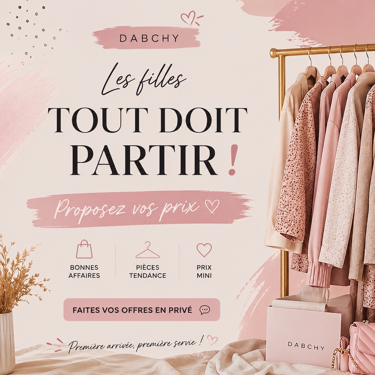 💌 Proposez vos prix Les filles