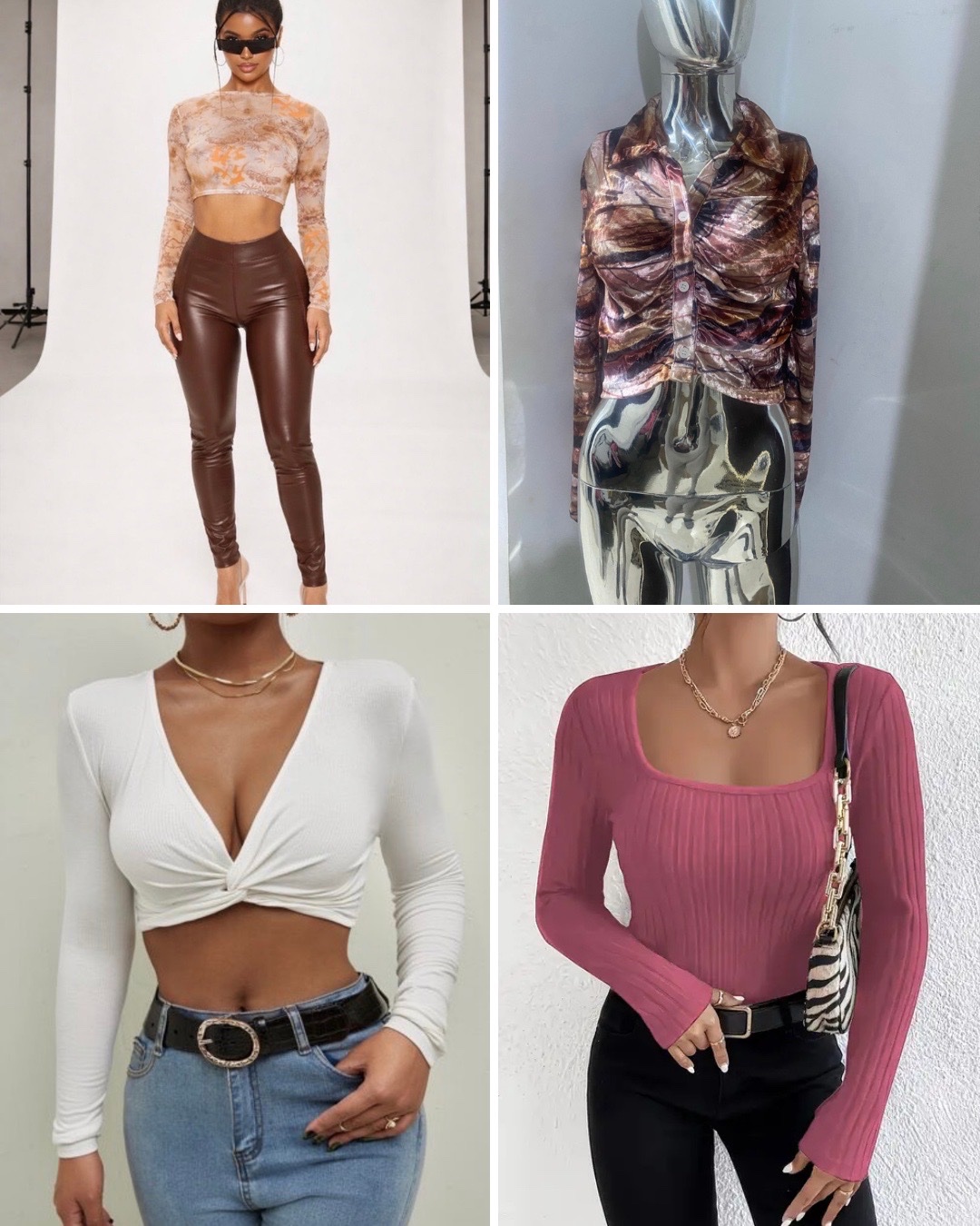 Lot crop tops SHEIN