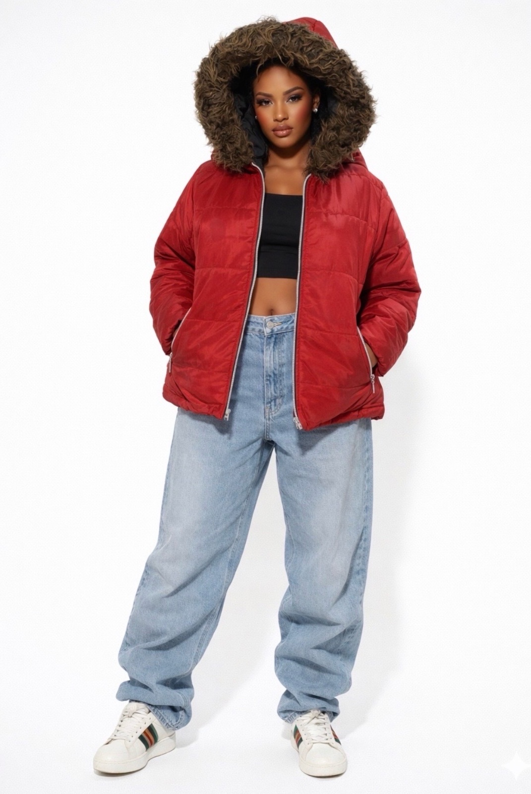 Manteau avec capuche imperméable 