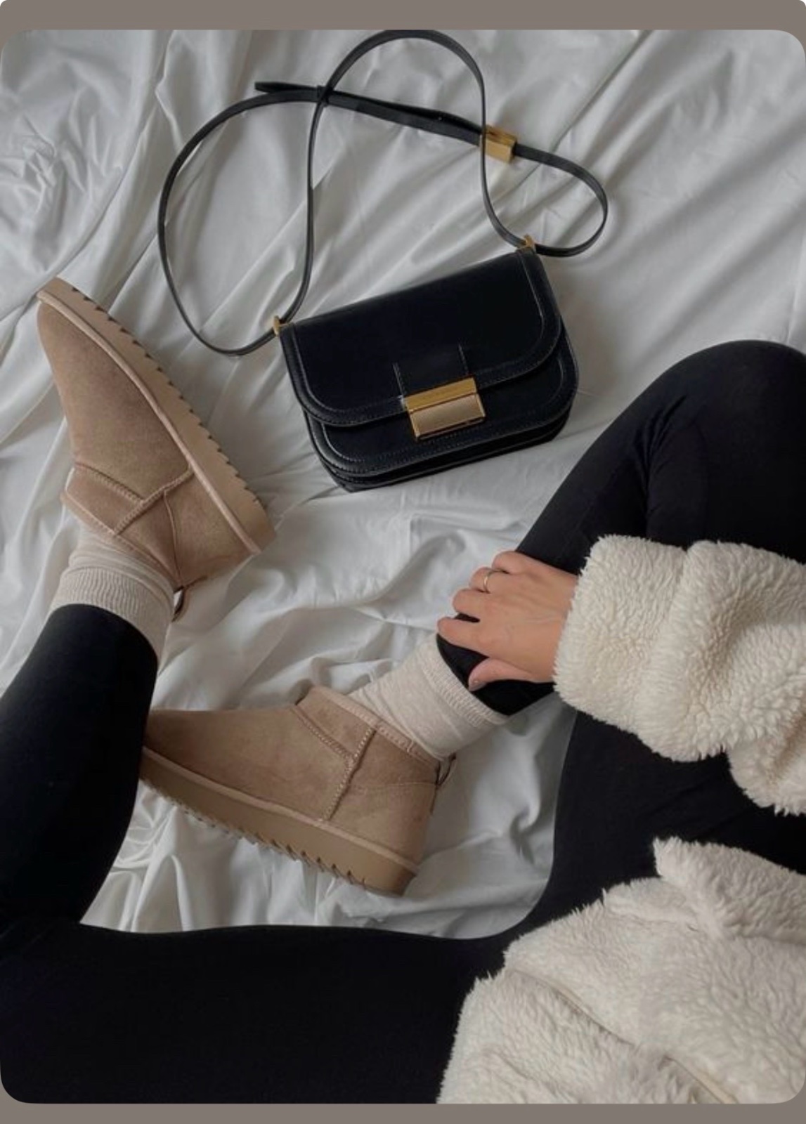 Boots fourrés style ugg🎿