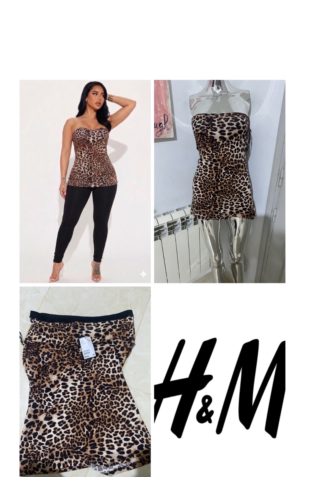 Haut bustier H&M imprimé léopard. Neuf ! 🐆🔥