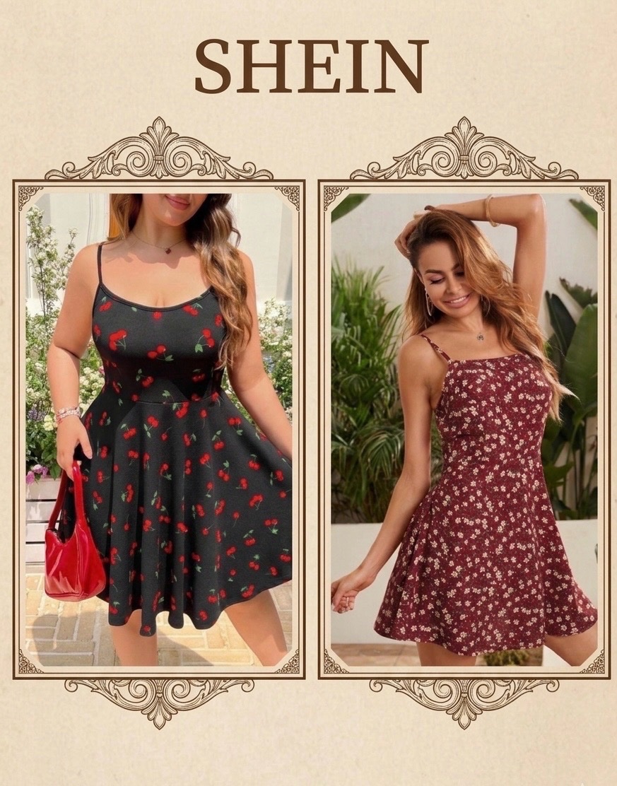 Lot de 2 robes shein ❤️❤️🌸