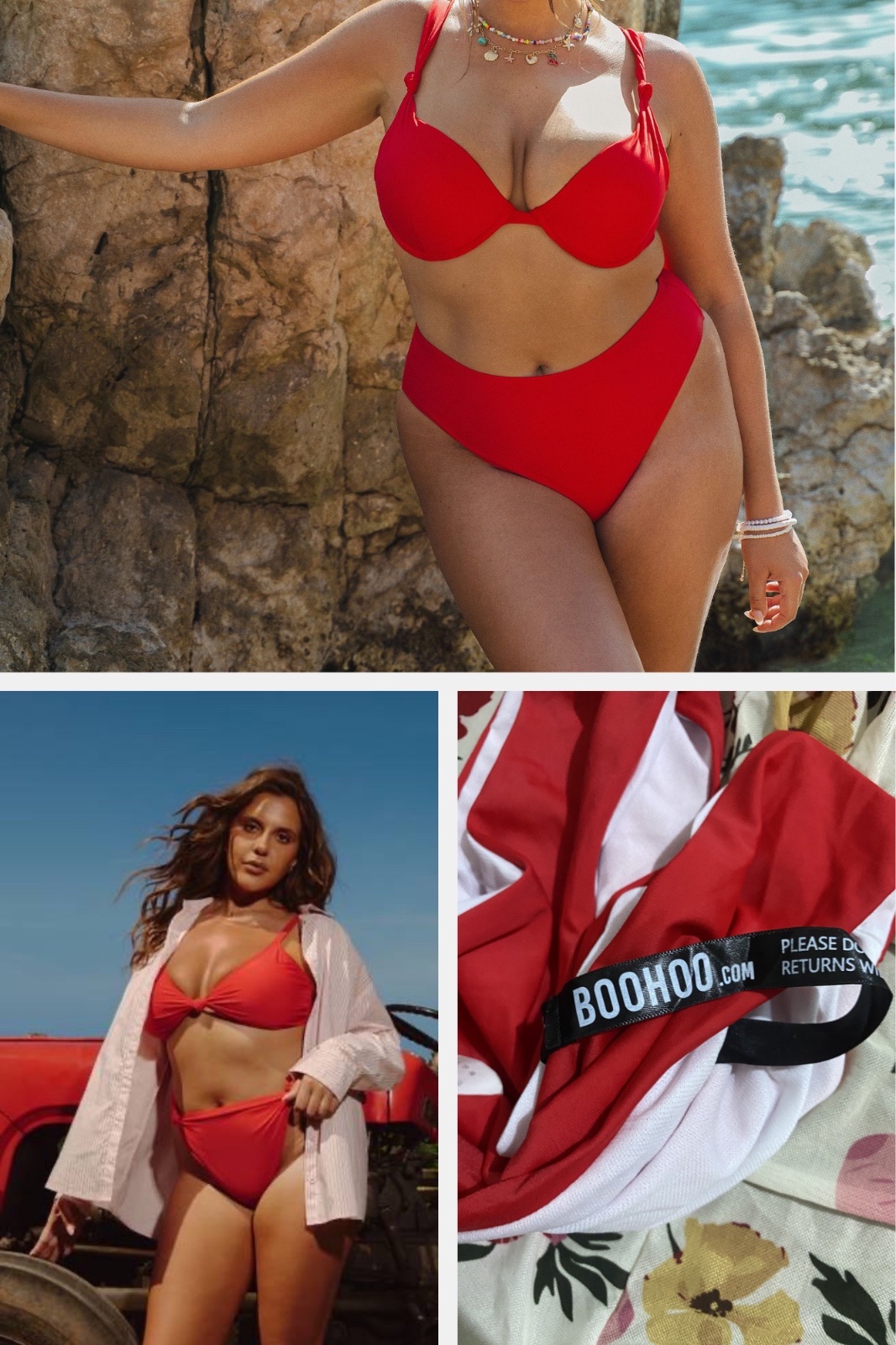 Boohoo 👙🌸❤️bikini avec noeud neuf 