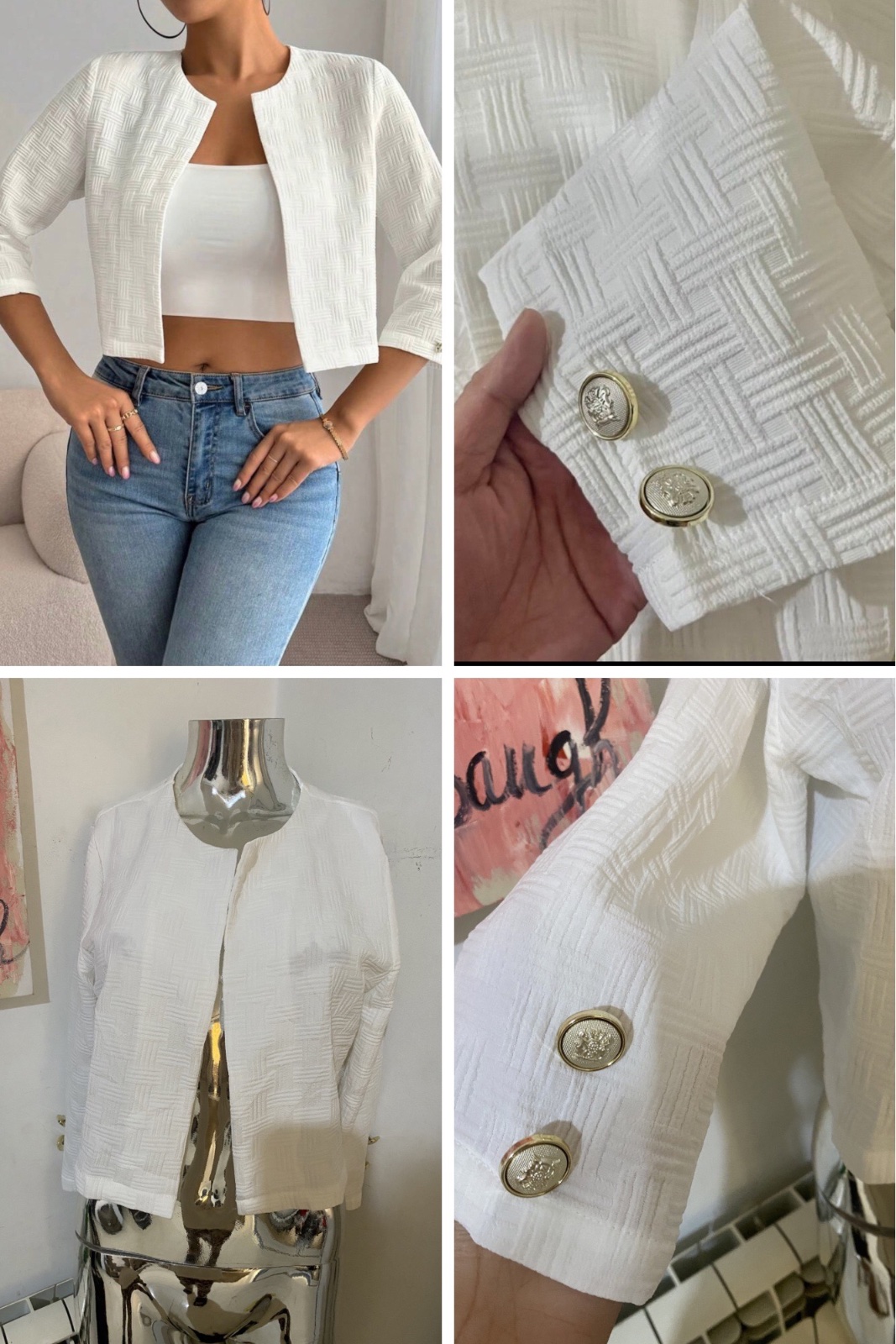 Crop jacket shein❤️