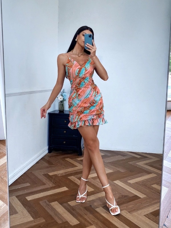 Robe d'été tie and die Shein👗