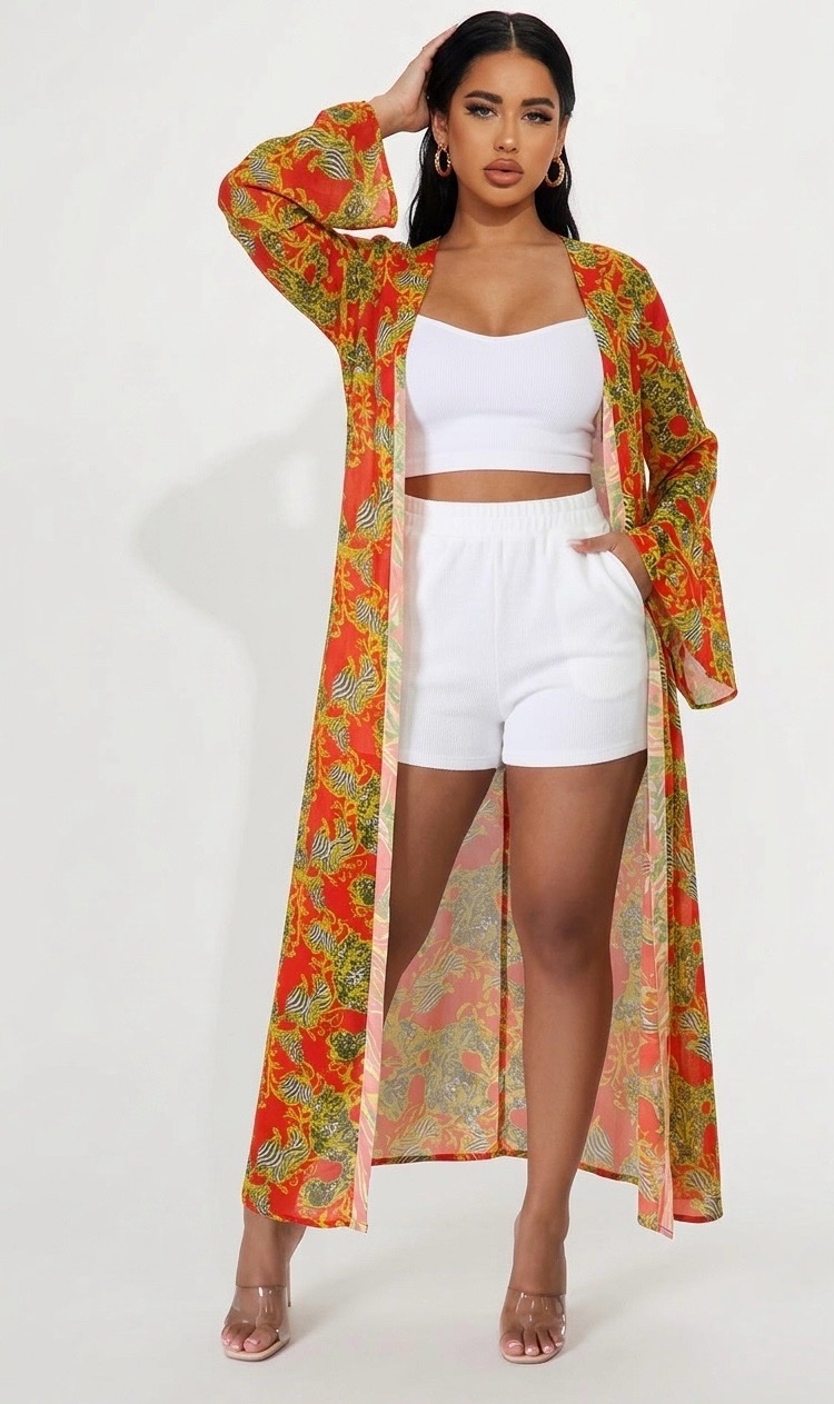 Kimono long floral 🌺🌸