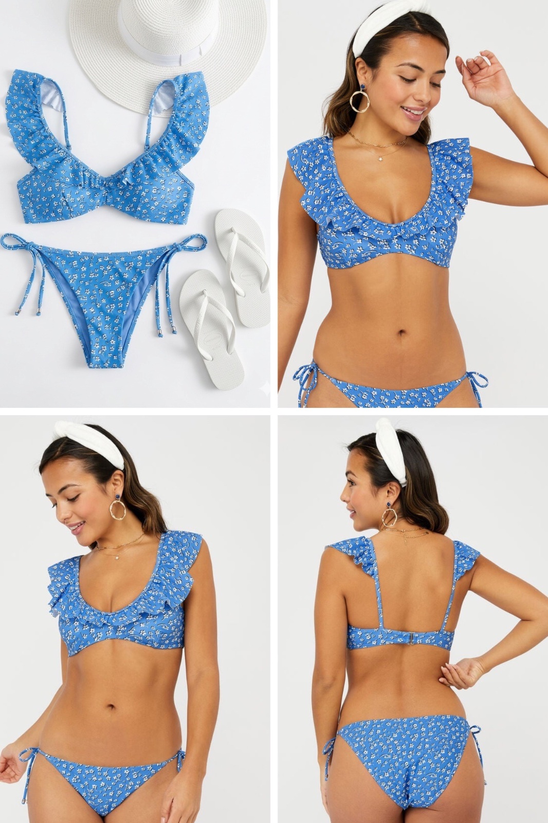 Bikini floral la marque accessorize👙 jamais porté🌸🌸