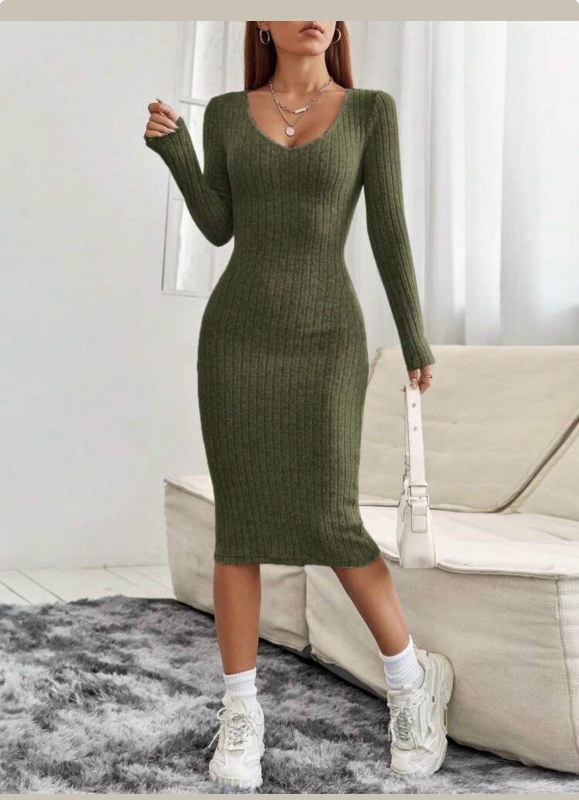 Robe shein moulante 