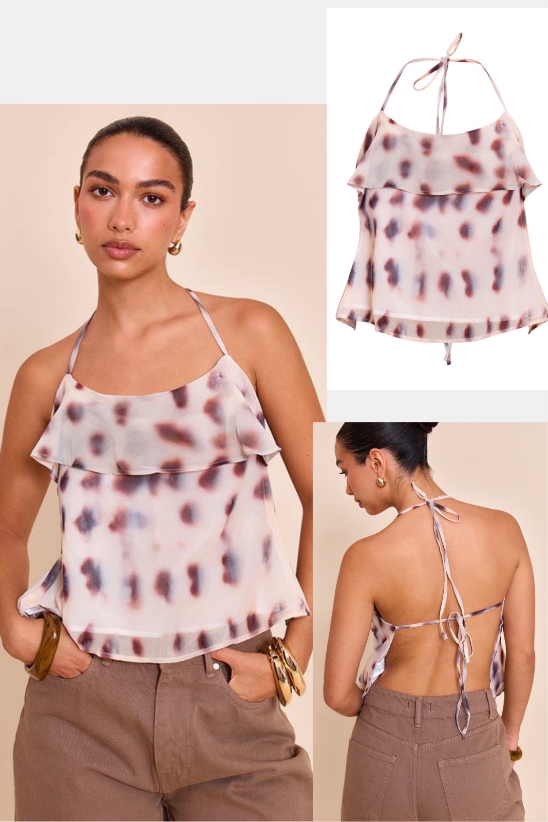 Top en mèche prettylittlething neuf avec étiquette🔥❤️