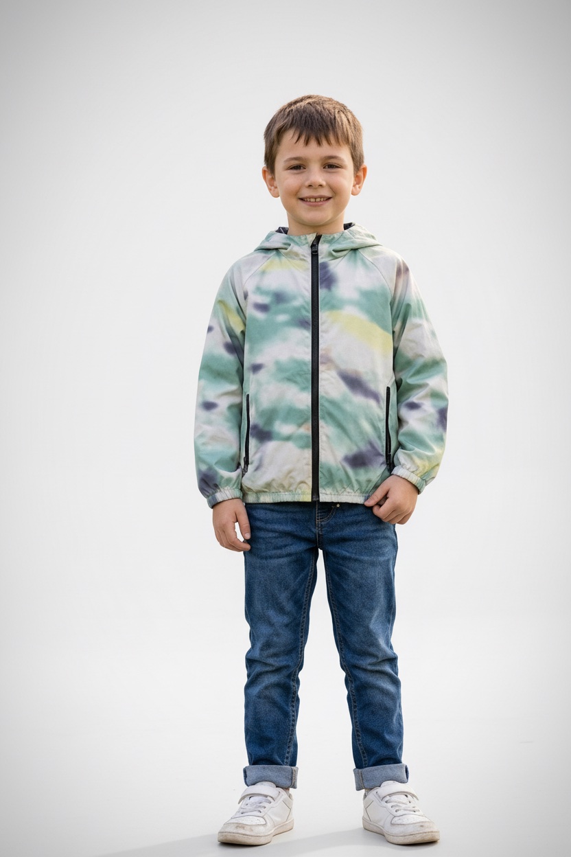 Veste Zara légère au style tie-dye, parfaite pour les journées de printemps ! 🌤️
