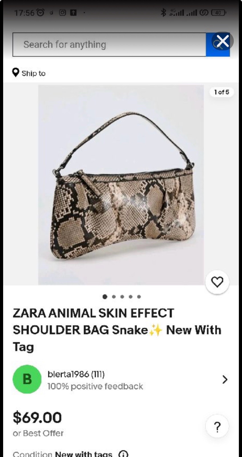 Sac zara neuf 👛♥️🔥