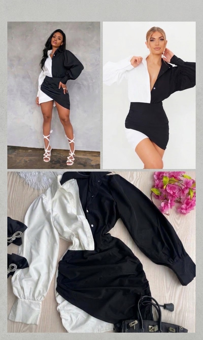 Robe chemise prettylittlething 