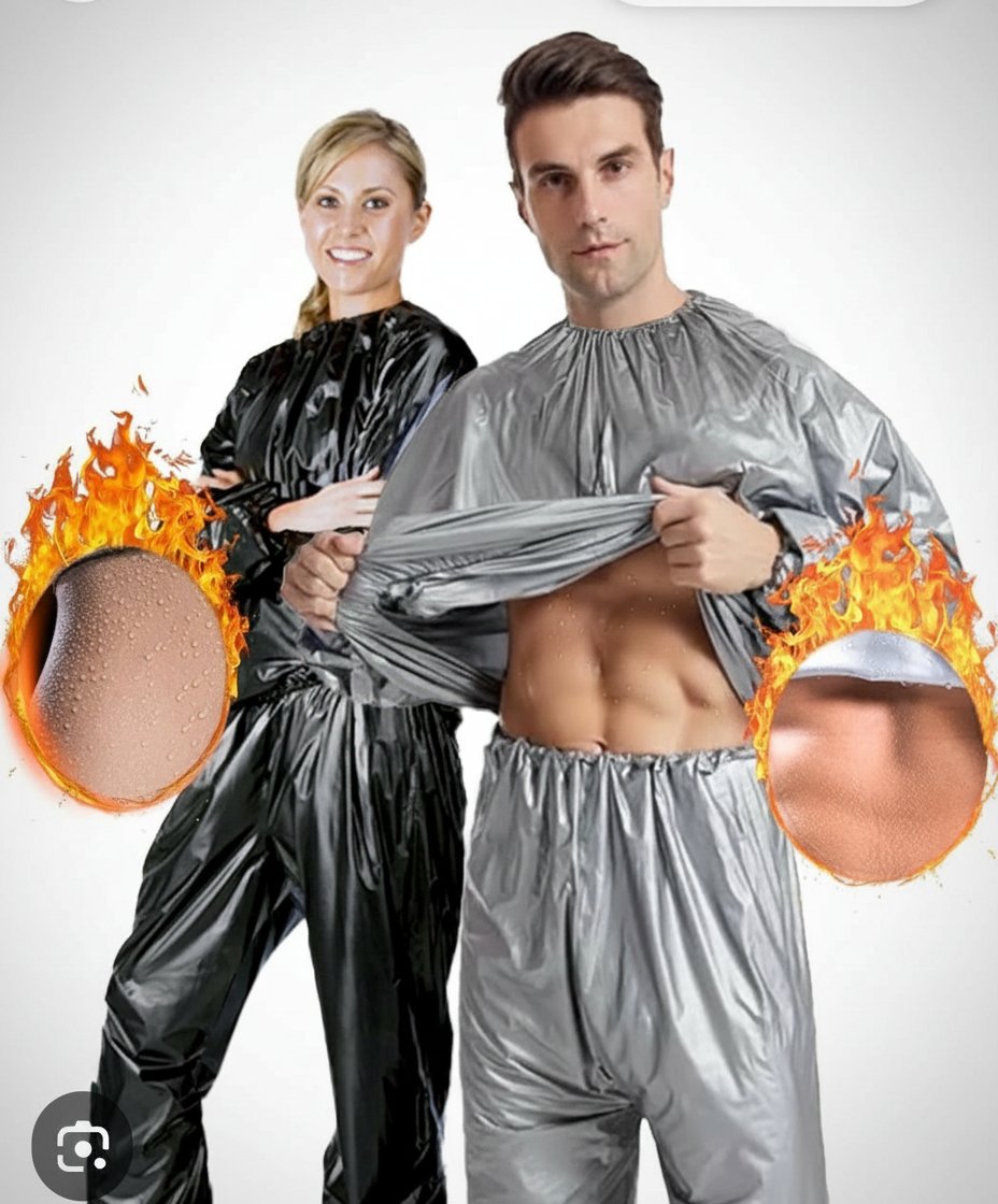 Vêtement de sudation (ou survêtement de sauna) de la marque Ovetto Sport.