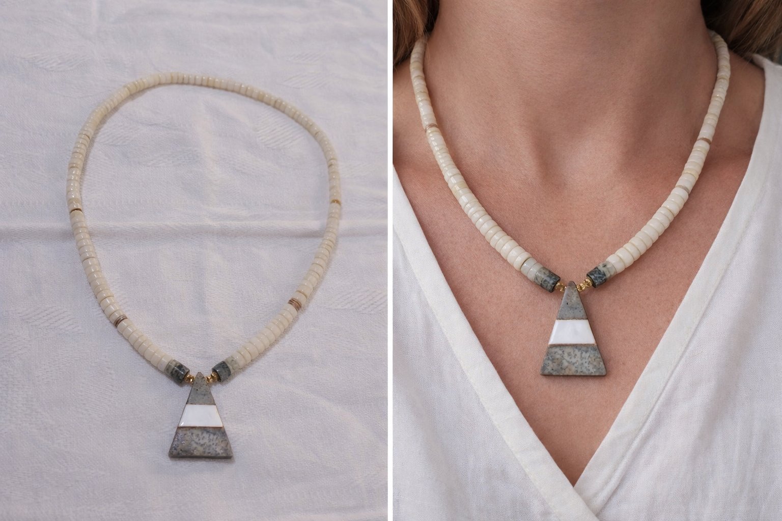 Magnifique collier africain à 35 dt