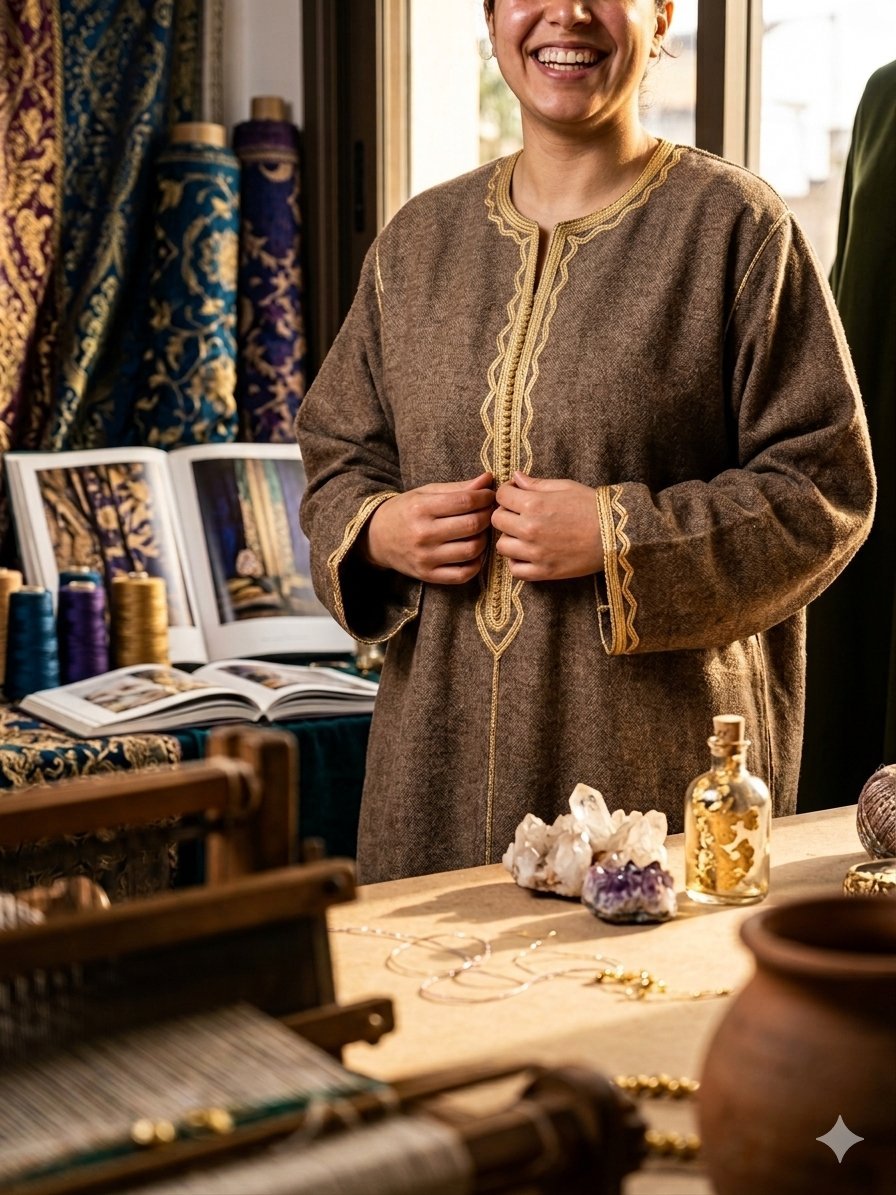 Djellaba traditionnelle taille 48-50