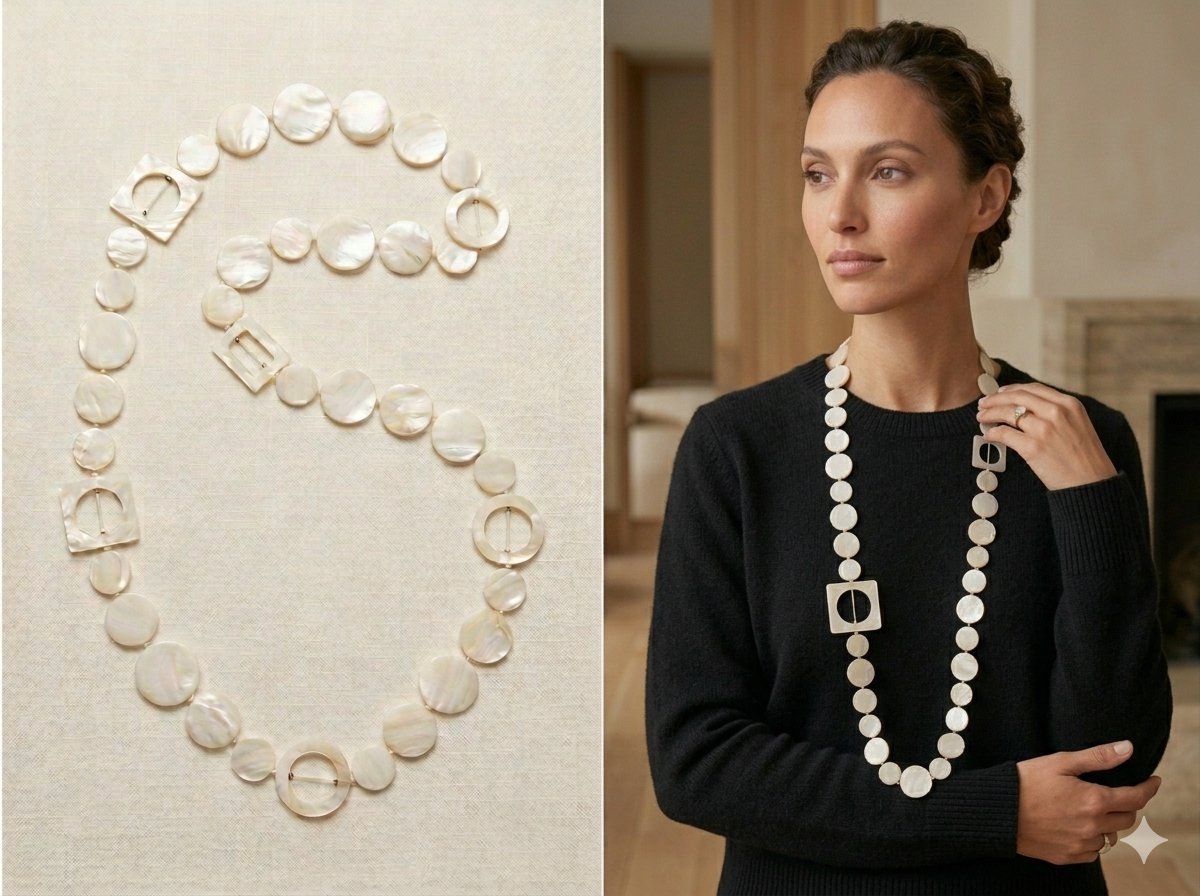 Très jolie collier nacré 
