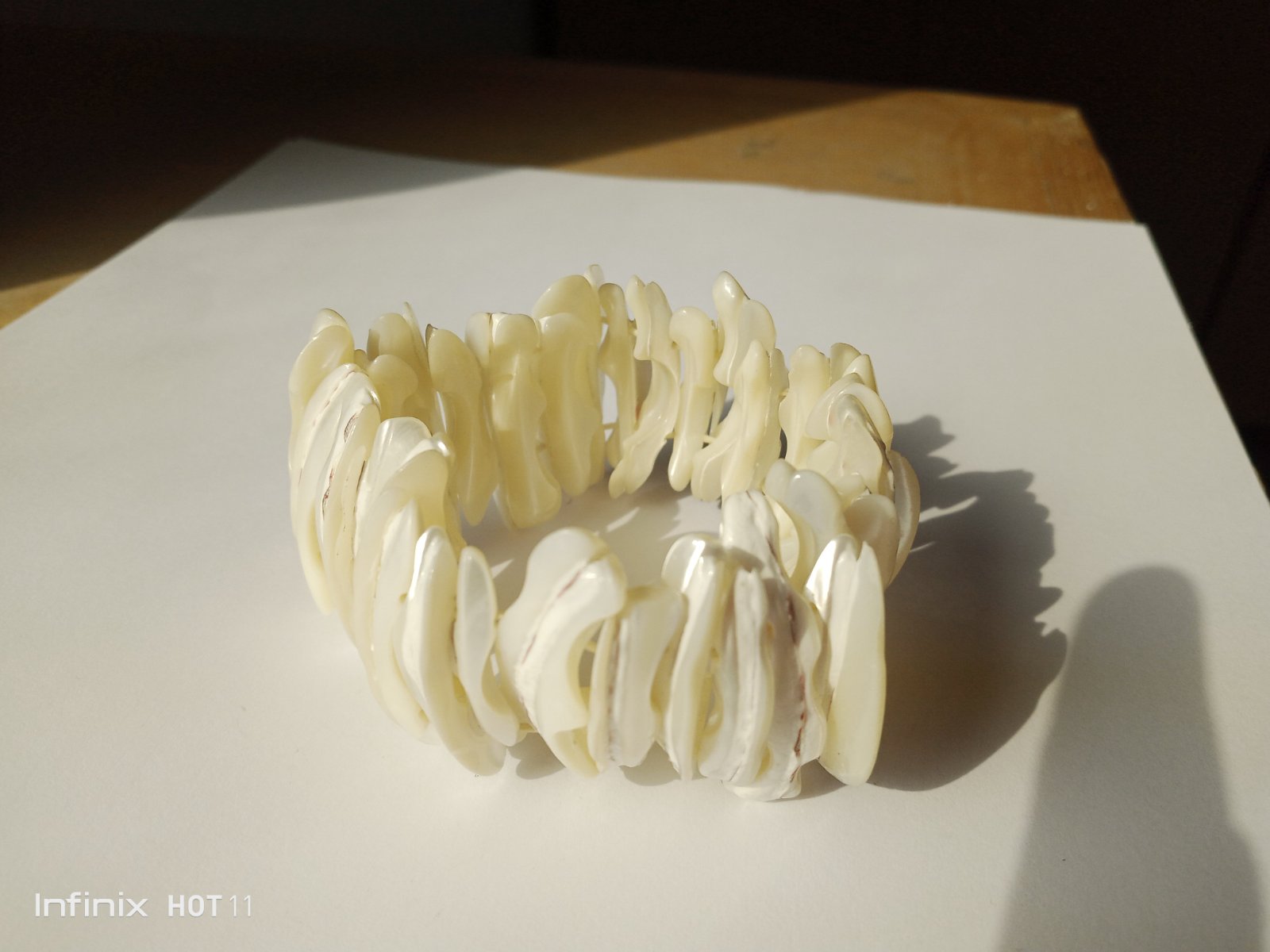 Bracelet en nacre naturelle