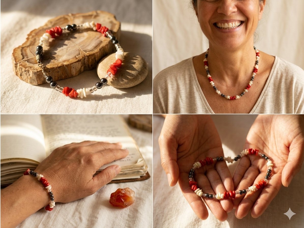 Bijoux artisanaux en Corail 