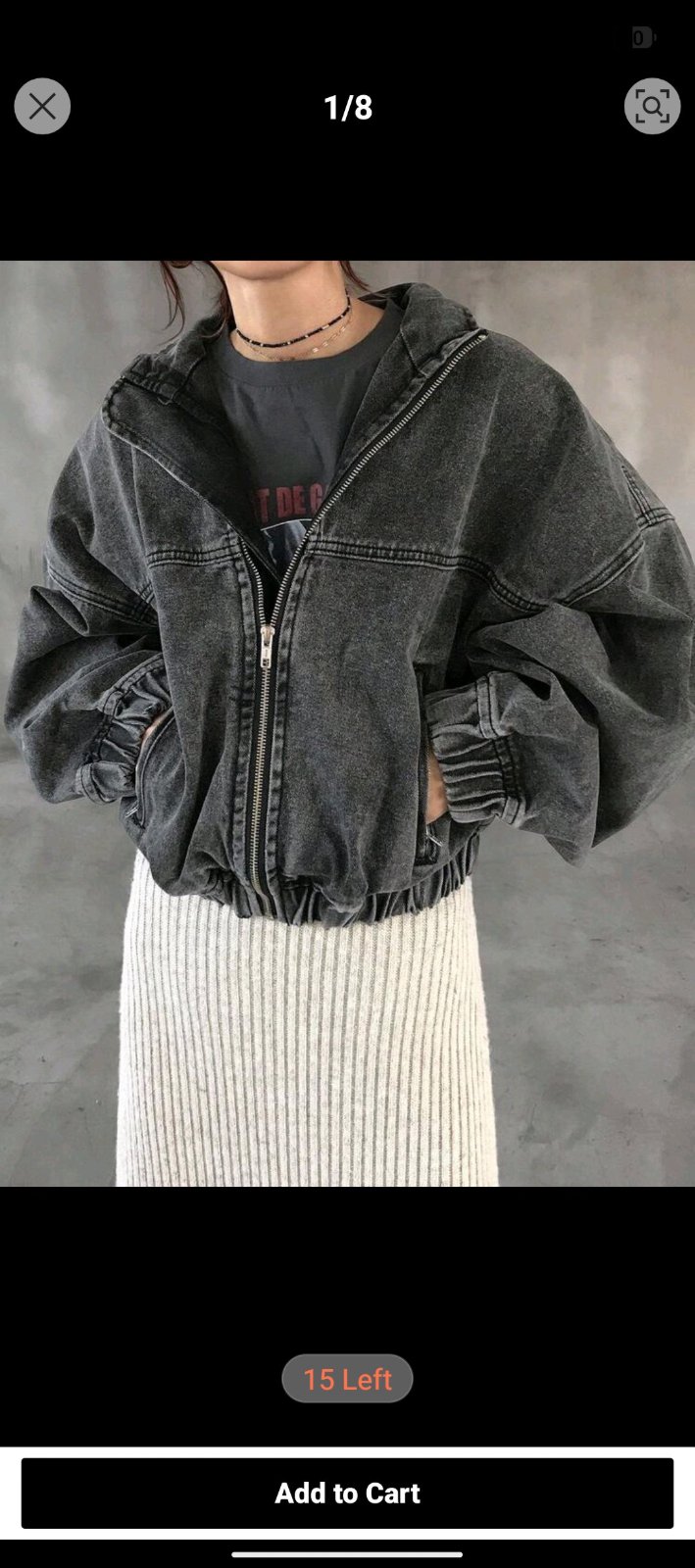 Veste jeans shein