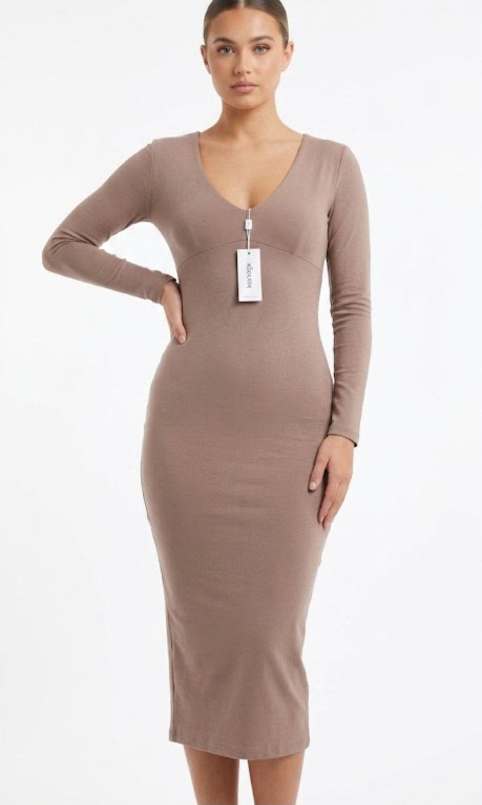 Robe marron clair 