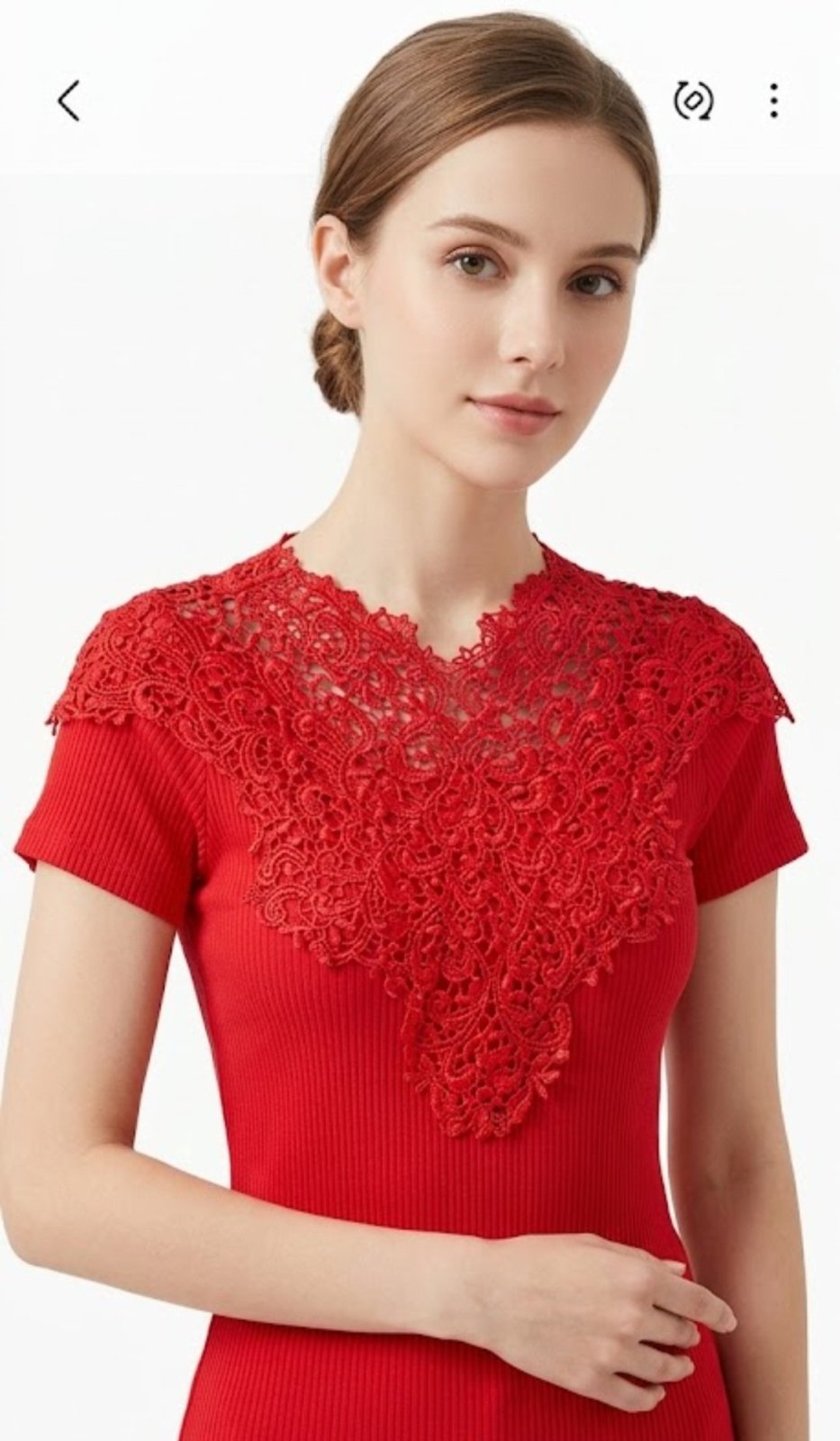 T-shirt rouge ❤️ coton 