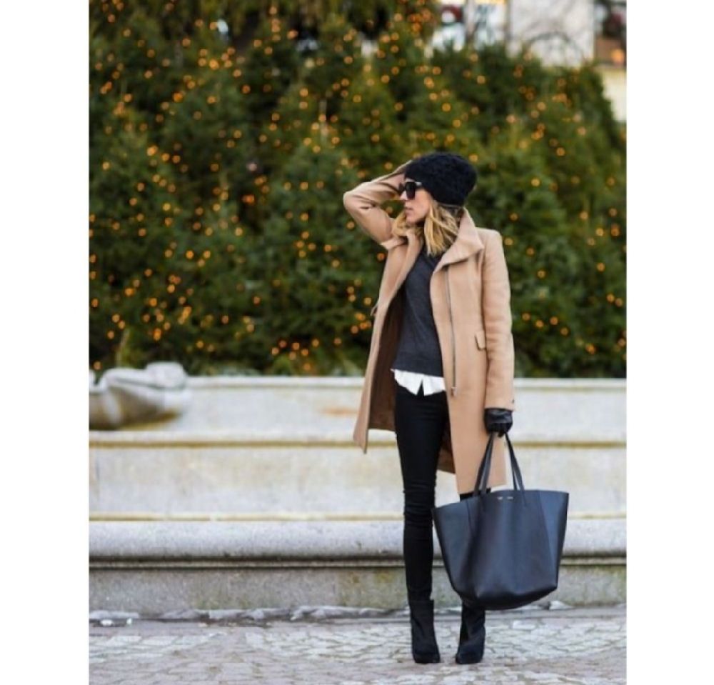 Manteau à capuche de taille S / M