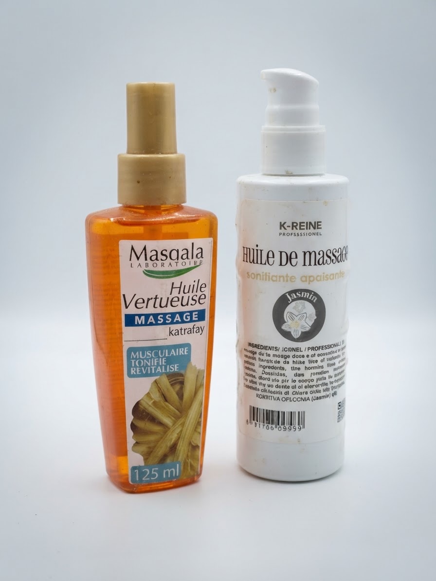Deux huile de massage 