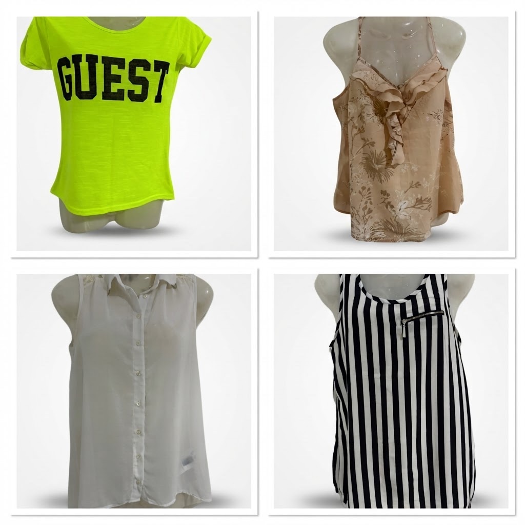 Lot: 4 tshirt taille 36
