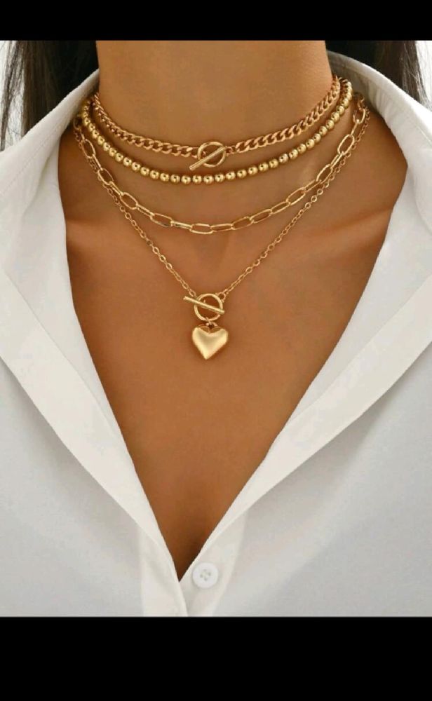 lot de 4 colliers neuf