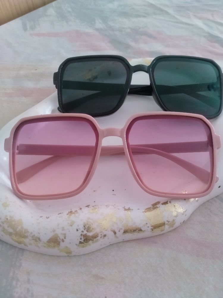 lunettes neuf noir rosé 