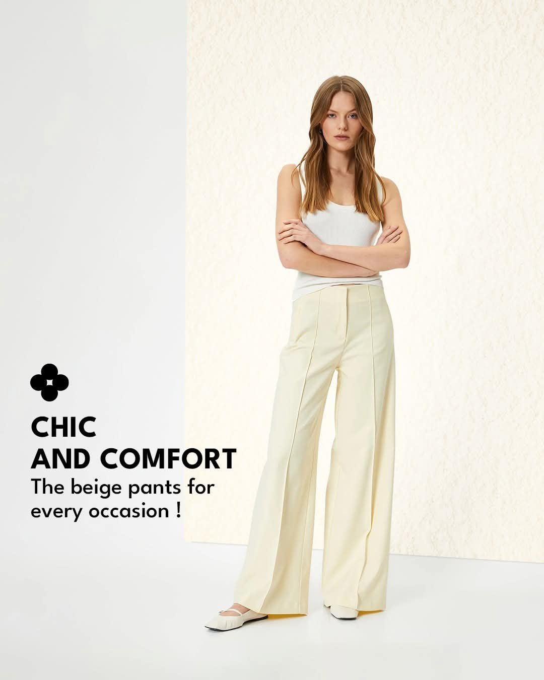 Pantalon palazzo 