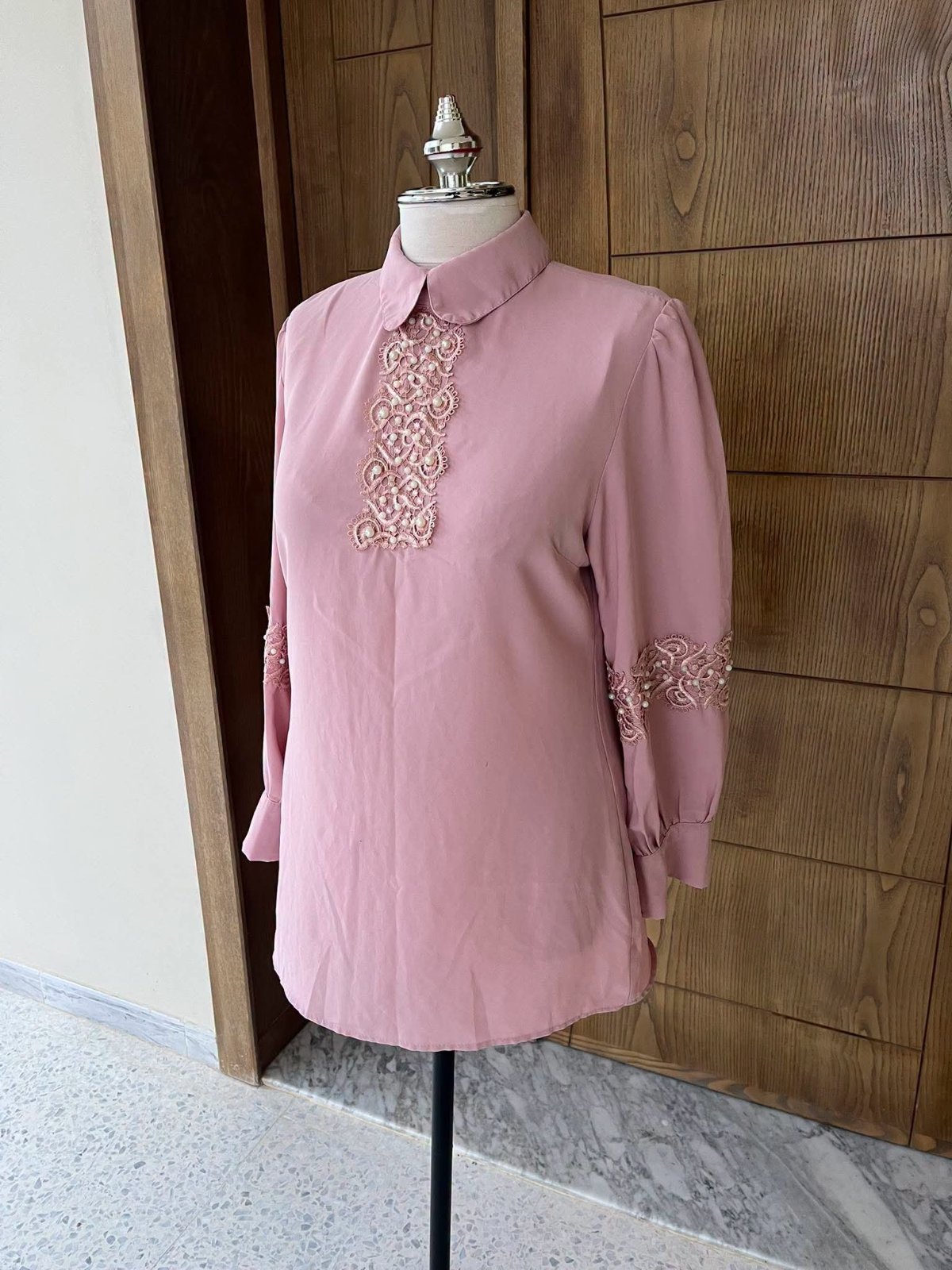 Chemise rose