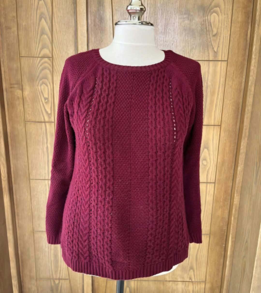 Pull bordeaux 