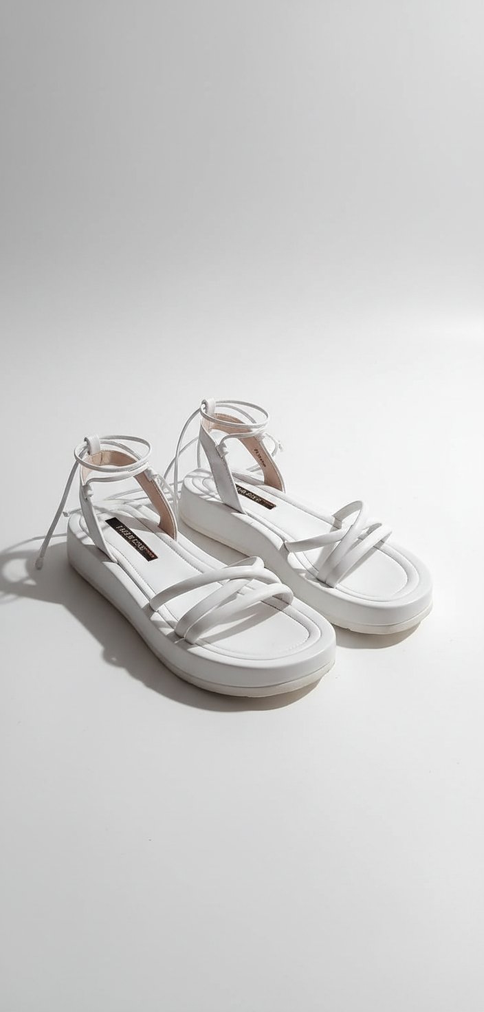 Sandales blanches femme