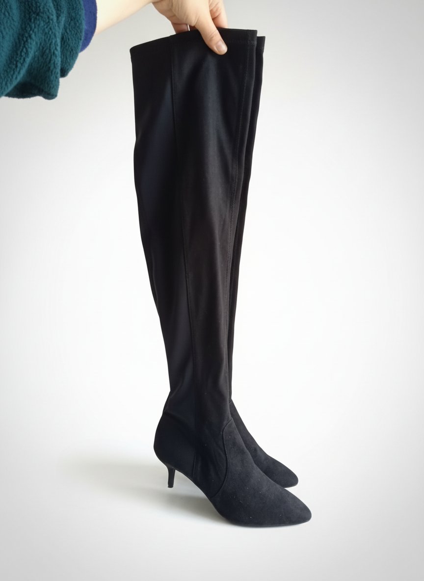 Cuissardes demi talon 