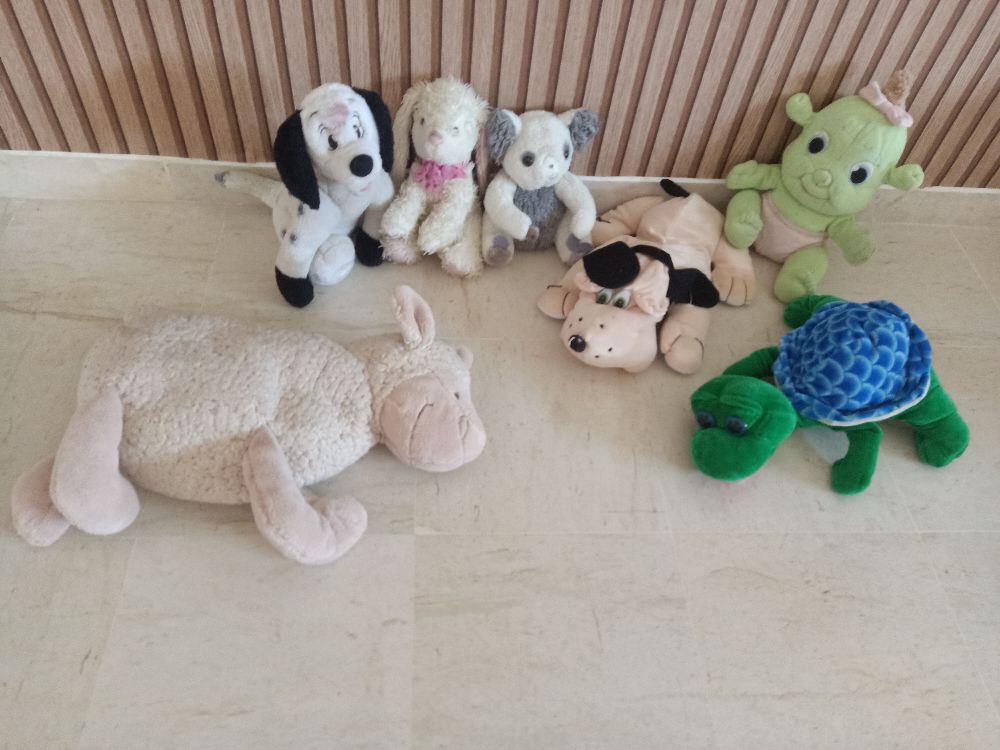 7 peluches