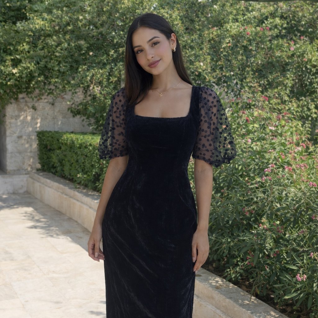 Robe velours m5ayta
