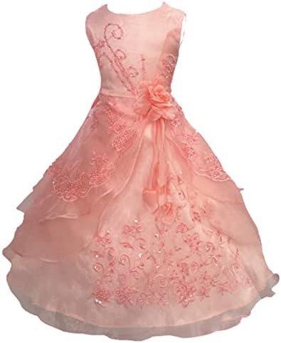Robe fille avec cerceau 