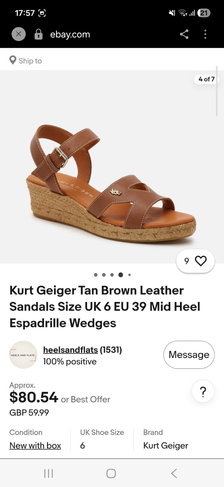 Sandale kurt geiger