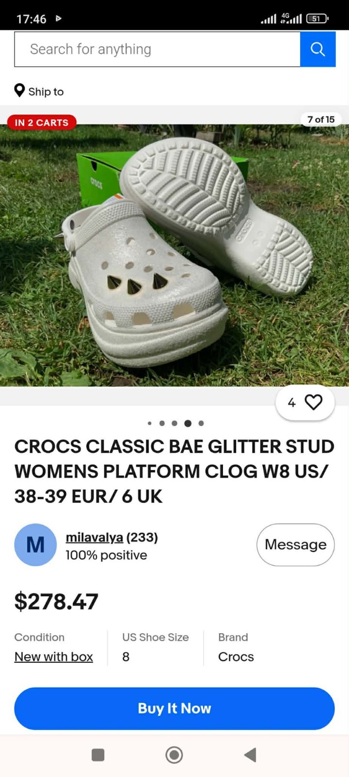 Crocs authen  pointure 10w
