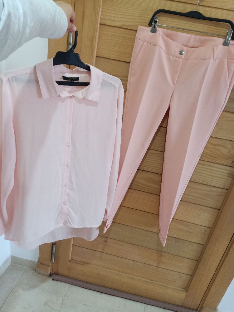 Ensemble couleur saumon 