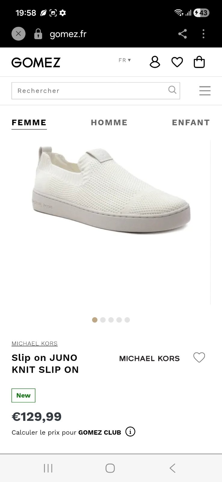 Chaussure mk authentique